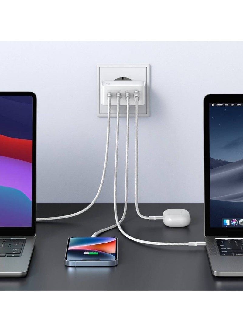 UGREEN Nexode 100W 4-Port PD GaN Fast Charger EU (White) - Image 4