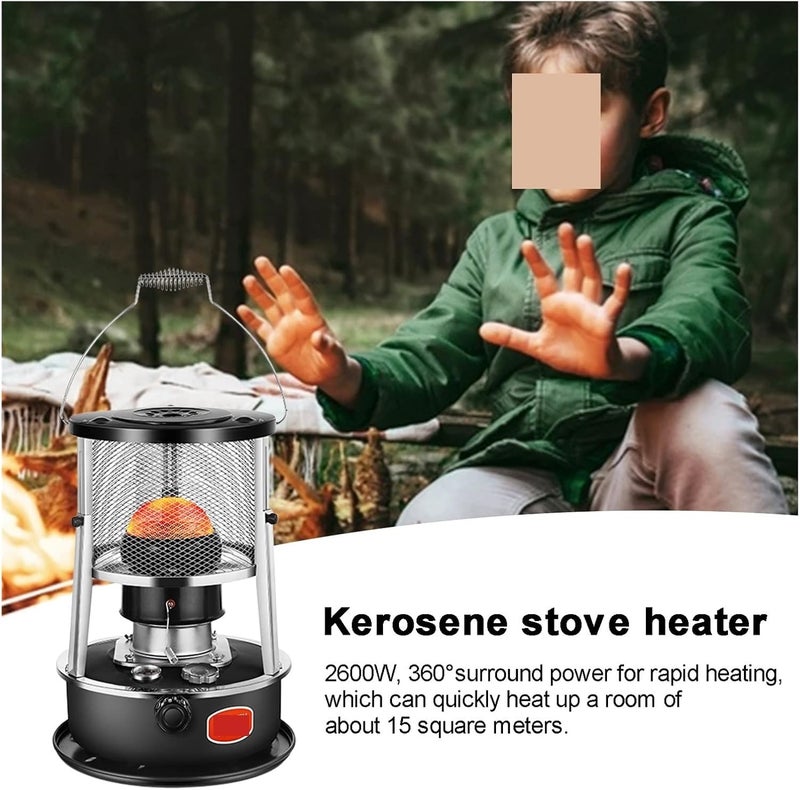 WWDZ Camping Stove Portable Kerosene Stove Heater Lightweight Kerosene Stove Heater With Oil Gauge Portable Kerosene Warmer Automatic Extinguishing Suitable For Outdoor Backpacking Hiking Traveling Te - Image 2