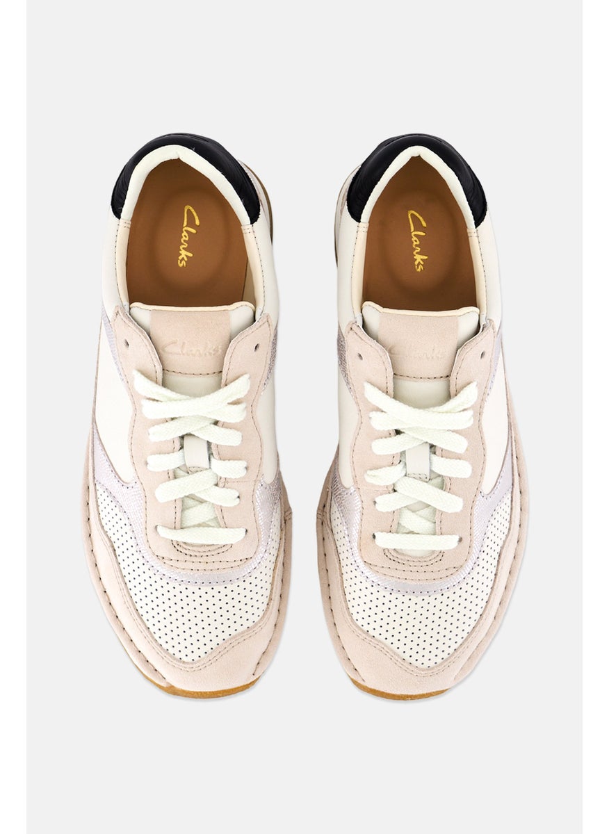 clarks Women Standard Fit Craft Tor Casual Shoes, Off White  - Image 3