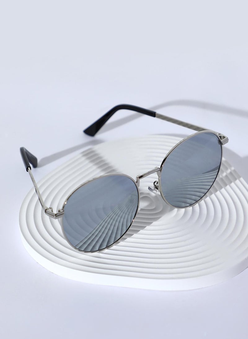 Haute Sauce The Metallic Round Sunglasses - Image 1