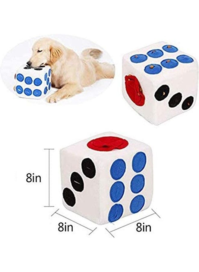 Multicolored Pet Brain Game Snuffle Mat Sized 8 x 8 x 8 inches - Image 2