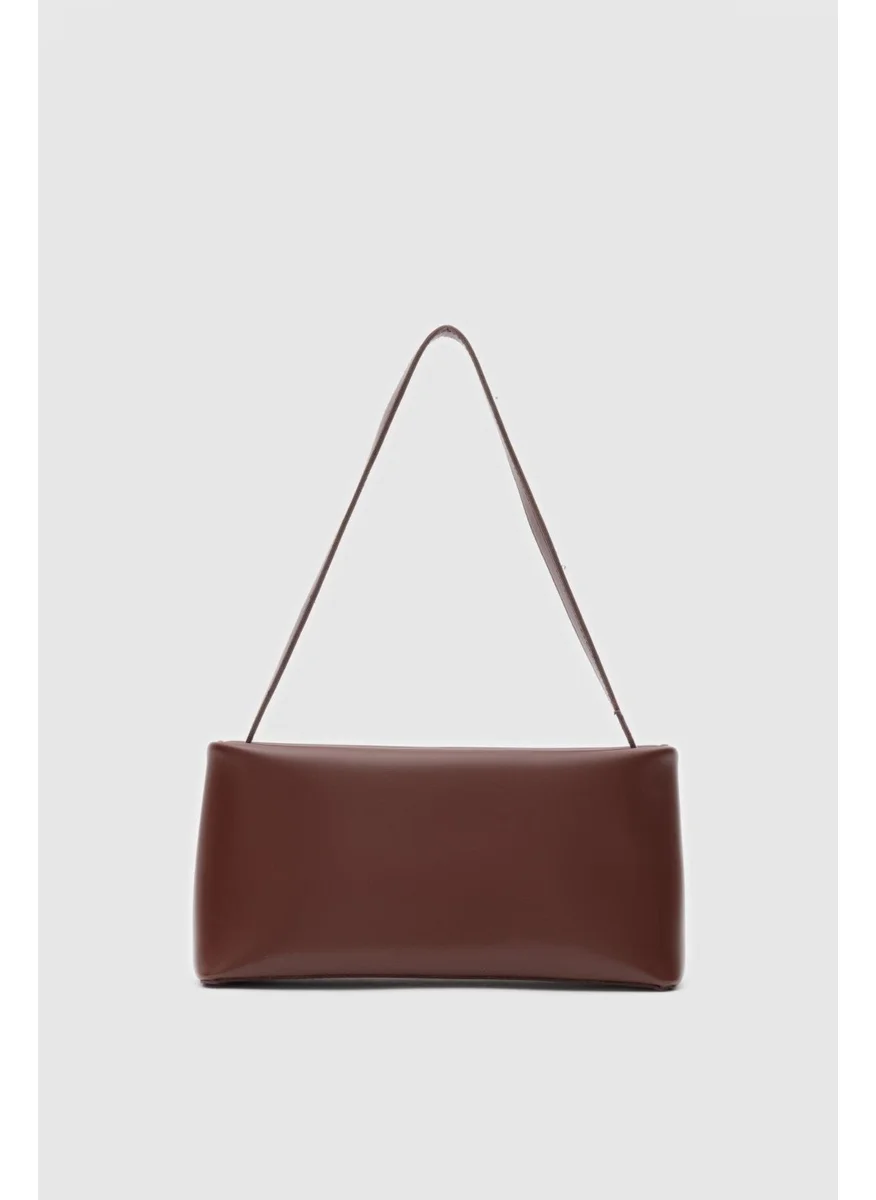 Shule Bags Capella Basic Hazelnut Shell Baguette Bag
