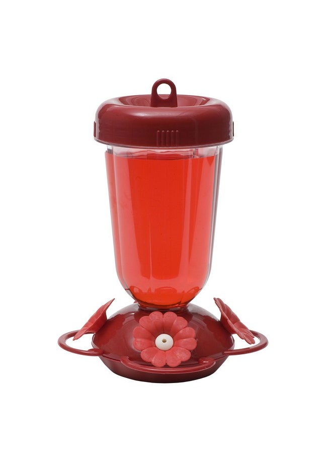 Perky-Pet - 135Tf “Perky’S Finest” 16 Oz Plastic Top Fill Hummingbird Feeder, Red - Image 1