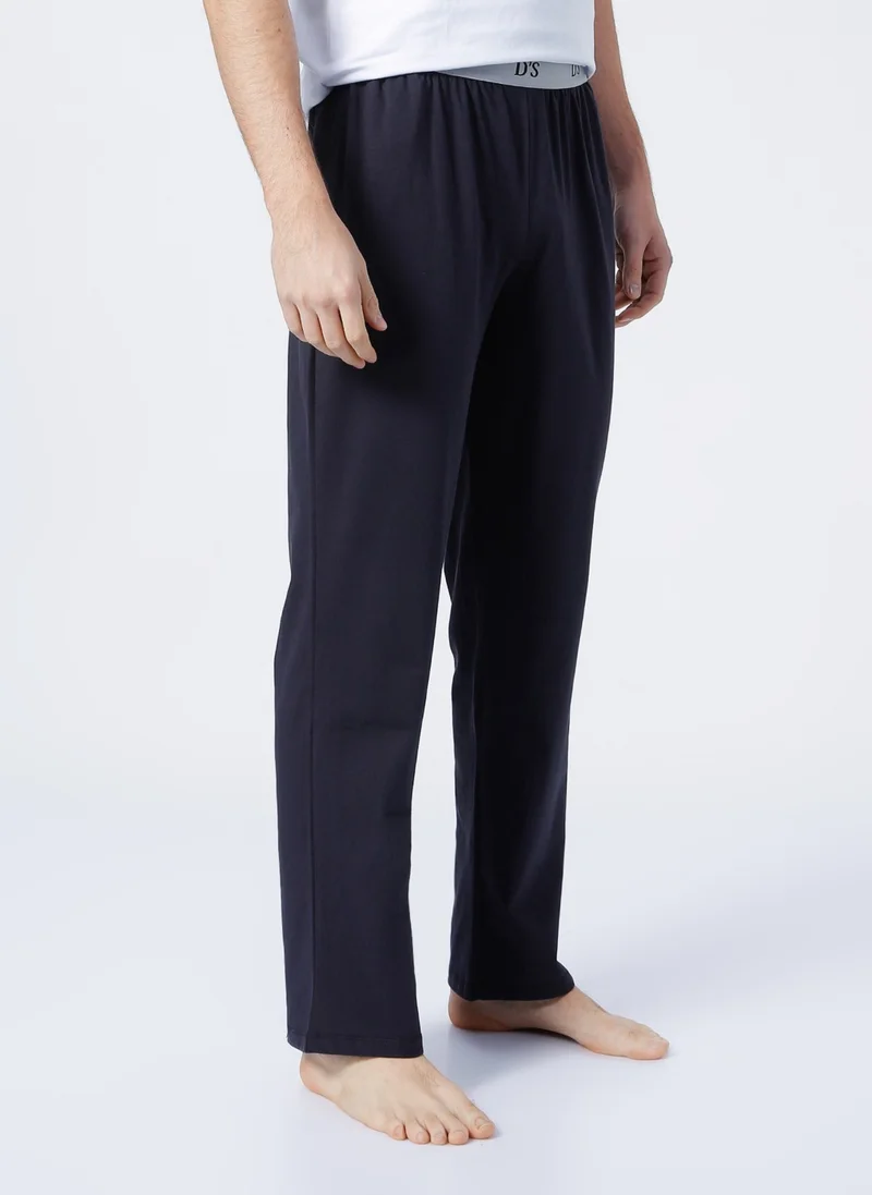 دي أس دامات Ds Damat Normal Waist Plain Gray Men's Pajama Bottom