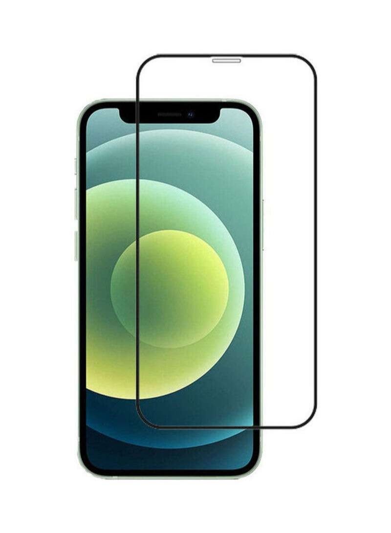 BORTONY Tempered Glass Screen Protector For Apple iPhone 12 Pro Max Black/Clear - Image 2