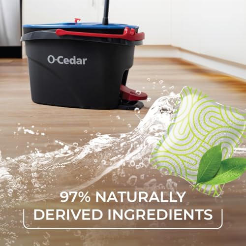 o cedar O-Cedar PACS Hard Floor Cleaner, Crisp Citrus Scent 10 Count (1-Pack) | Made with Naturally-Derived Ingredients | Safe to Use on All Hard Floors | Perfect for Mop Buckets - Image 3