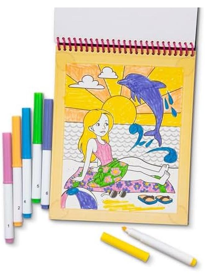 Melissa & Doug On The Go Color Numbers Kids' Design Board Unicorns Ballet Kittens And More - Image 3