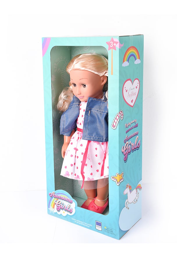 AWESOME GIRLS - AWESOME GIRLS CLARA DOLL 18 INCH CUTE FASHION DOLL - Image 1