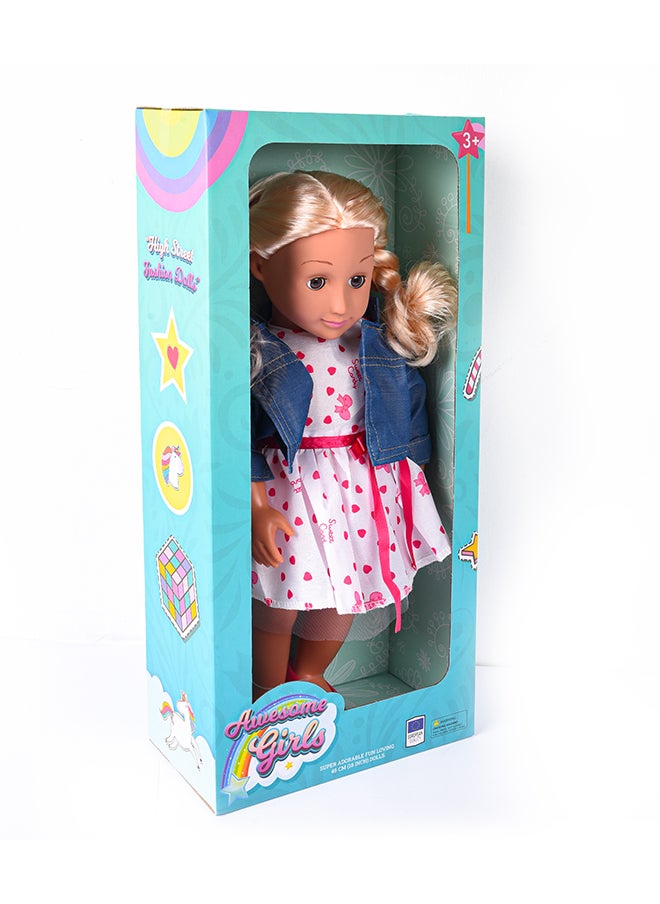 AWESOME GIRLS - AWESOME GIRLS CLARA DOLL 18 INCH CUTE FASHION DOLL - Image 1