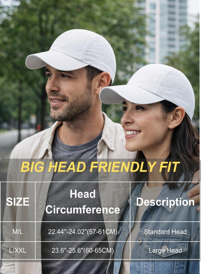 Ztl M/L/XL/XXL Breathable Mesh Cycling Running Hat for Men Women,Lightweight Quick Dry Sports Cap w/Reflective Brim for Big Head Dark Gray - Image 3