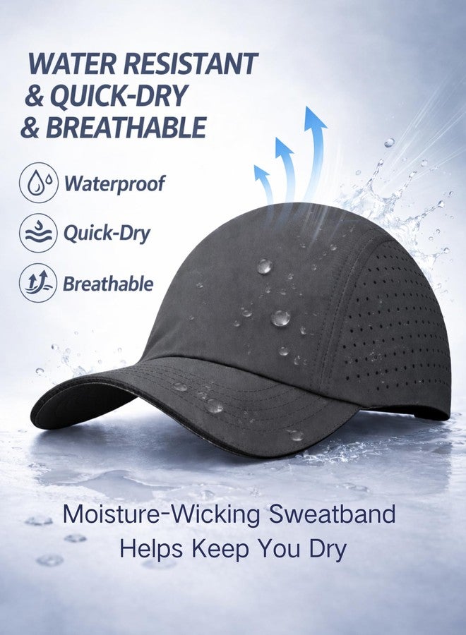 Ztl M/L/XL/XXL Breathable Mesh Cycling Running Hat for Men Women,Lightweight Quick Dry Sports Cap w/Reflective Brim for Big Head Dark Gray - Image 4