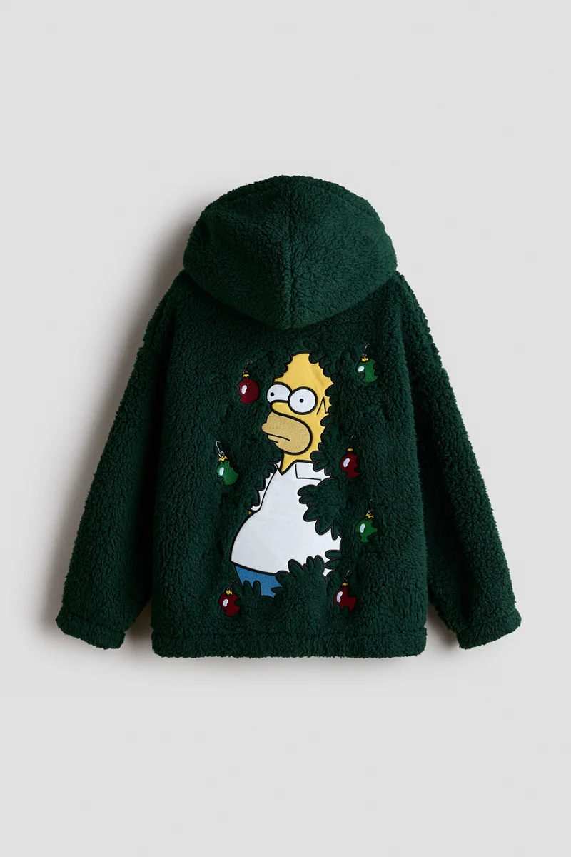 H&M  Oversized teddy hoodie for Men | Best Price UAE