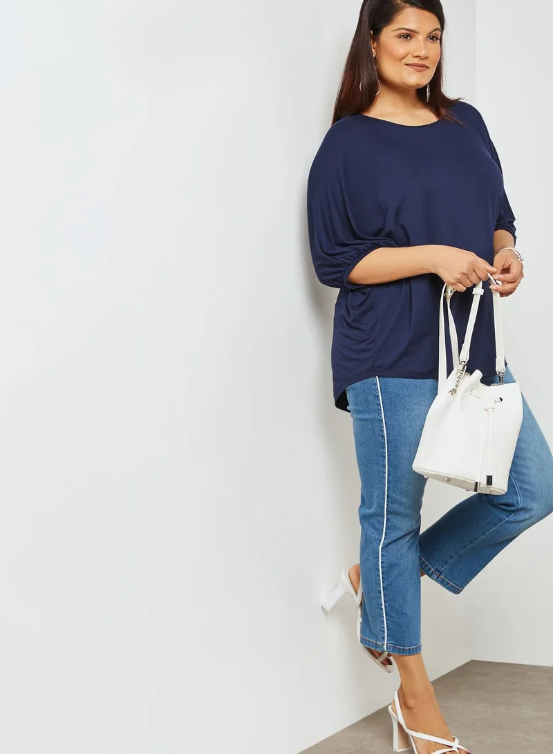 EVANS Cape Sleeve Top