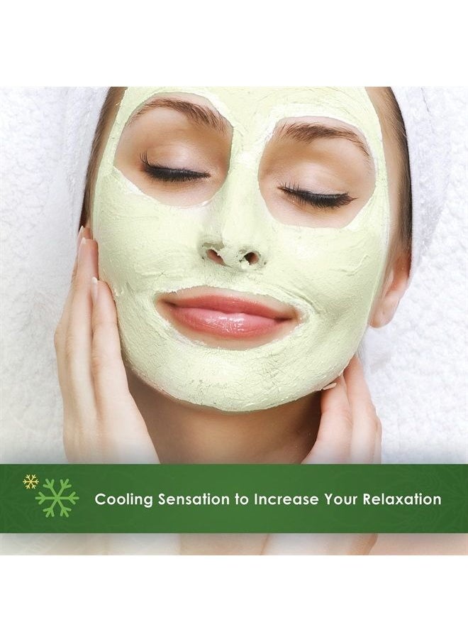 SUDDEN CHANGE Green Tea Facial Mask – Diminish Wrinkles, Puffiness & More - Improve Texture, Purify Pores & Remove Excess Oil – Made with Antioxidants - Cooling Sensation for Relaxation (3.4 oz, Pack  - Image 5