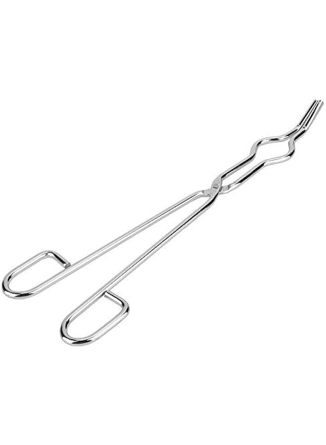Stainless Steel Crucible Forceps Clamp Beaker Holder Pliers with Aircraft Class Rivet Crucible TongsLab Tongs(300mm) - Image 1