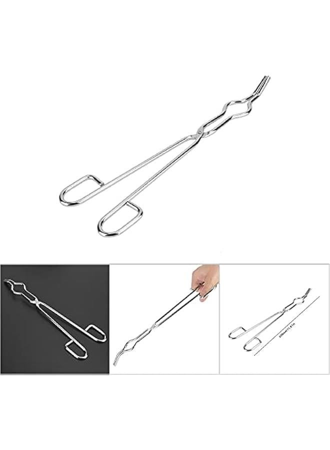 Stainless Steel Crucible Forceps Clamp Beaker Holder Pliers with Aircraft Class Rivet Crucible TongsLab Tongs(300mm) - Image 5