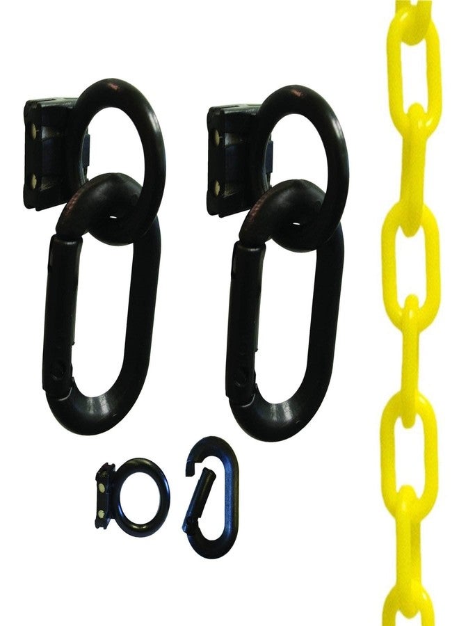 Mr. Chain Loading Dock Kit, Yellow, 2-Inch Plastic Chain (72302)