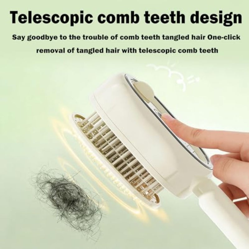 Electric Spray Air Cushion Massage Comb, Fine Mist Hair Brush for Wet and Dry Hair, Scalp Massager Detangling Brush, Frizz Control, Smooth Styling and Daily Hair Care - Image 4