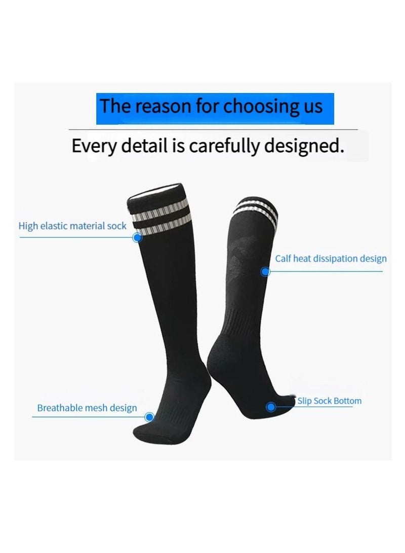 M MIAOYAN M MIAOYAN Training Soccer Socks Adult Kids Men's and Women's Long Socks Towel Bottom Sports Socks  - Image 3