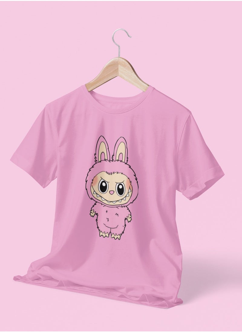 ZOOM Adorable Macaron Labubu Kids T-Shirt 