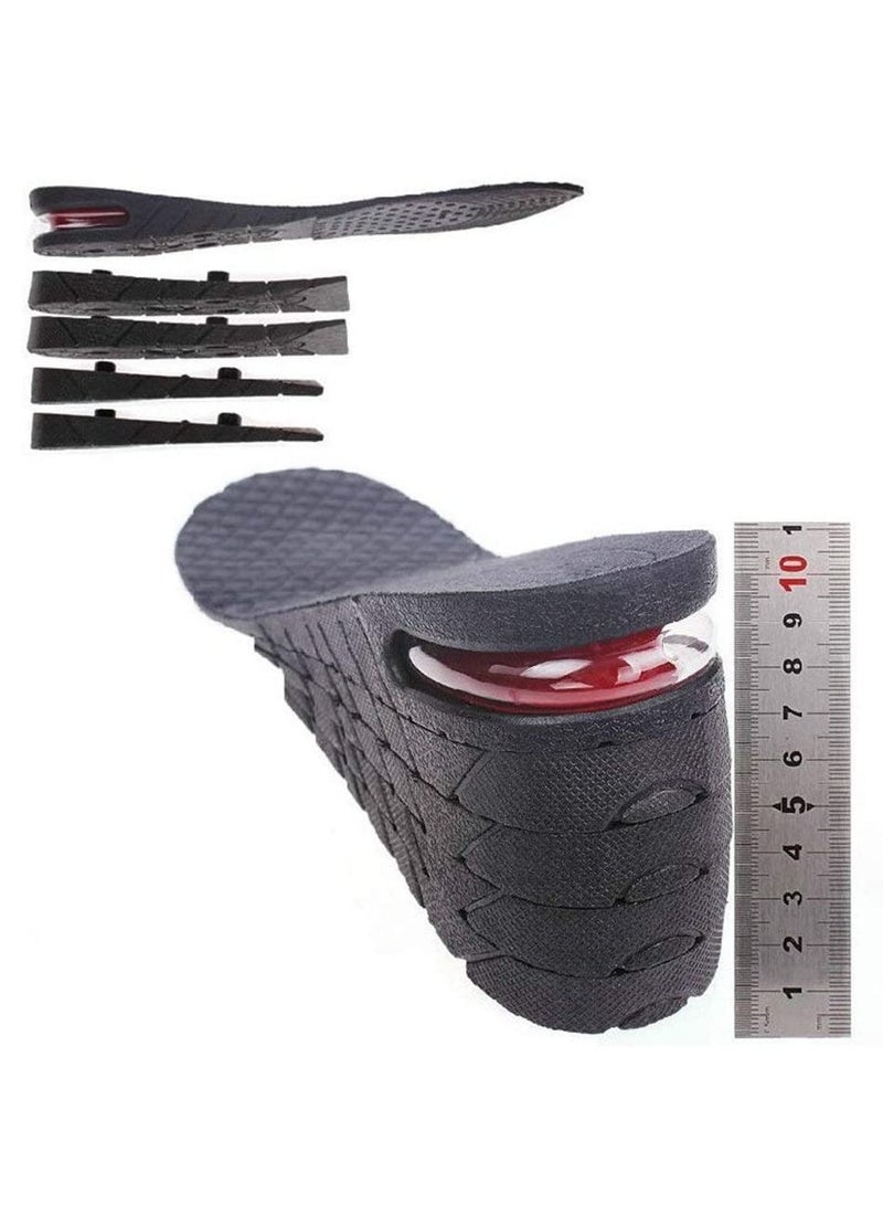 5 Layers Height Increase Insole Orthotic Foot Care Heel Shoe Lifts Inserts with Air Cushion for Men Women - Image 2