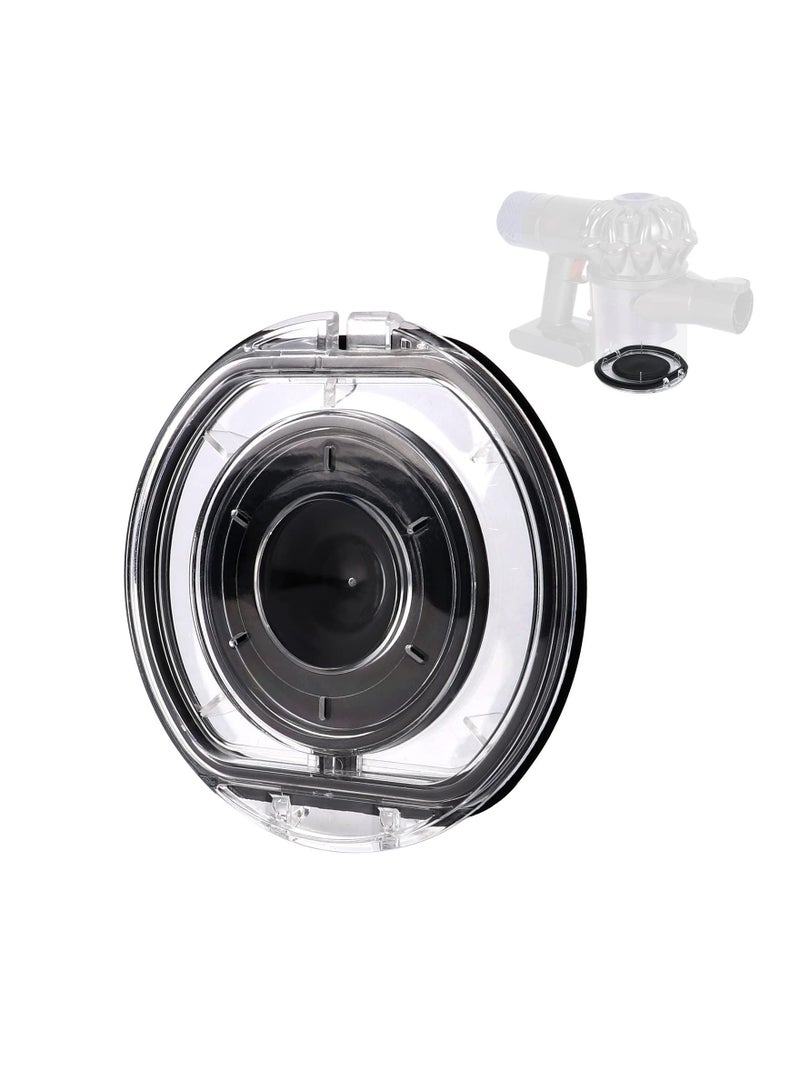 SYOSI Dust Bin Lid Replacement for Dyson V6 Vacuum Cleaner DC58 DC59 DC62 DC72 DC74 Bin, Dust Bucket Cover Replacement Parts, Dirt Cup Lid, Dust Bucket Cover, Dust Box Lid, Dust Collector  - Image 1