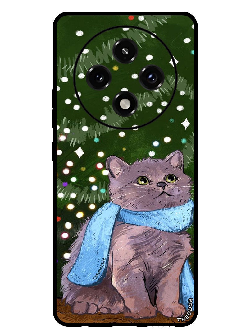 Theodor Protective Case Anti Scratch Shock Proof Bumper Cover For Oppo A3 Pro Cute Cat - Image 1