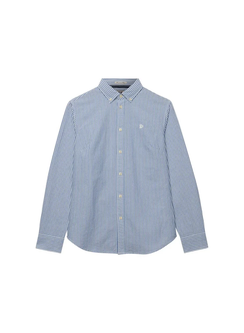 سوبر دراي Slim Oxford Button Down Long Sleeve Shirt