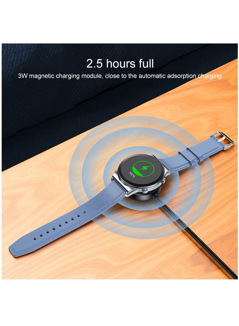 Yesido CA161 USB Magnetic Wireless Charger Cable 1M for Andriod / Samsung Smart Watch - Black - Image 4