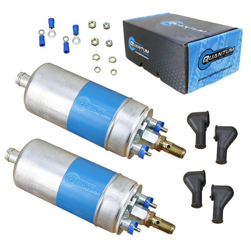 QFS Dual External EFI oem Fuel Pumps Replacement for 19852002 MercedesBenz 200230260280300400420500560600 ESESLSELCETE E200E320E420E500 CLSSL 500600