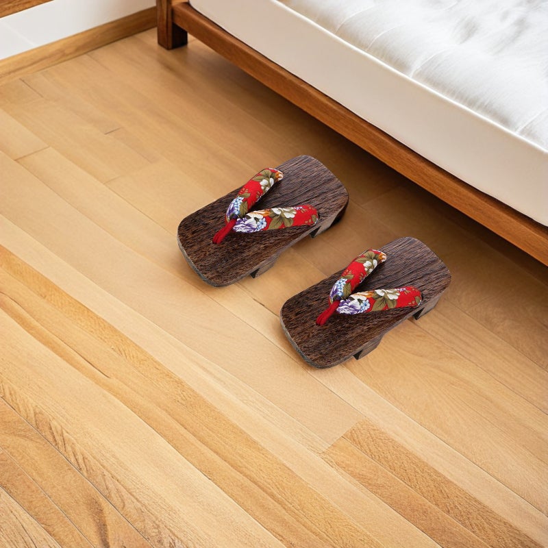 2 Pairs of Japanese Clog Shoes Clog Sandals Women Female Clog Slippers - Image 4