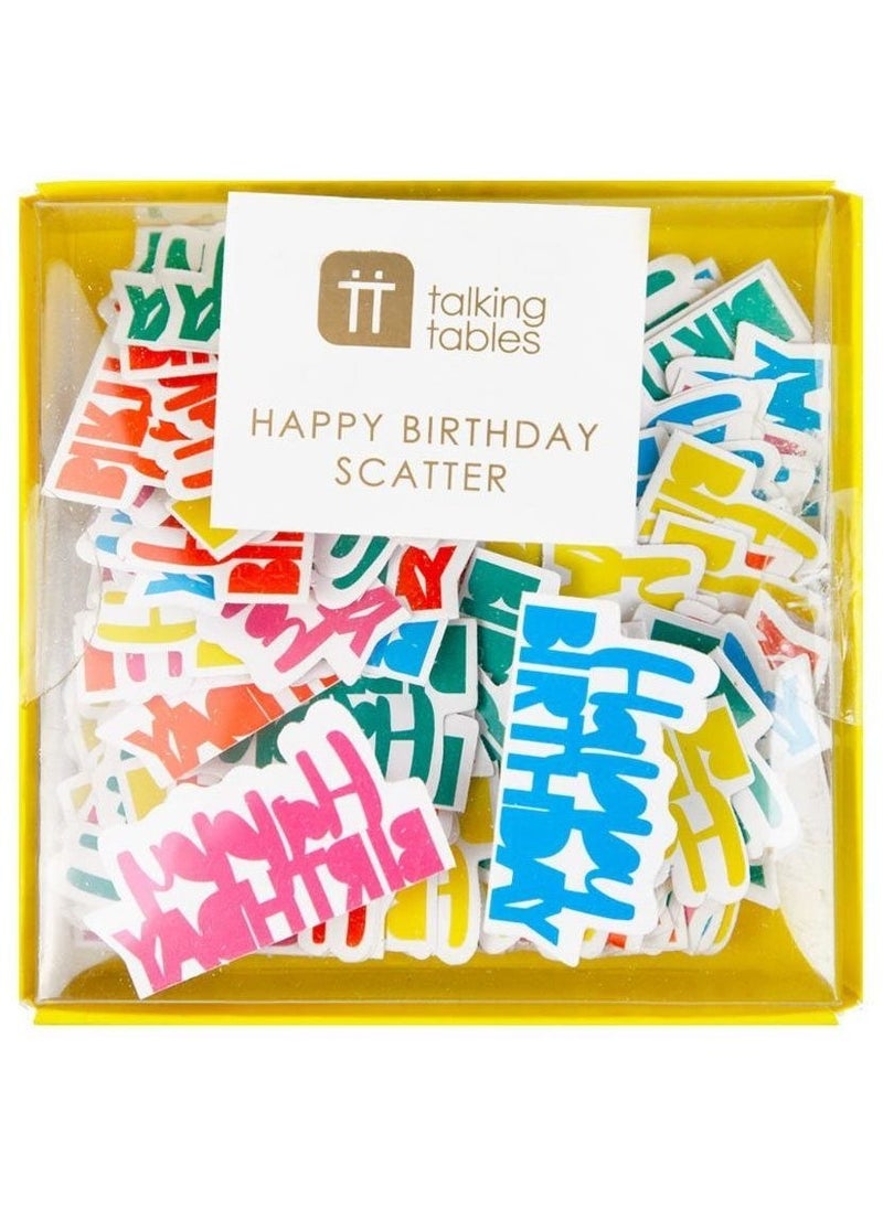 Talking Tables Happy Birthday Party Table Scatter  - Image 3