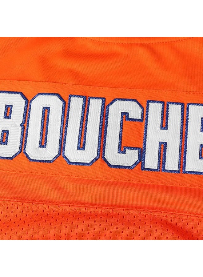 Phoneutrix Bobby Boucher #9 The Waterboy Adam Sandler Movie Mud Dogs Bourbon Bowl Football Jersey - White, orange, M - Image 4