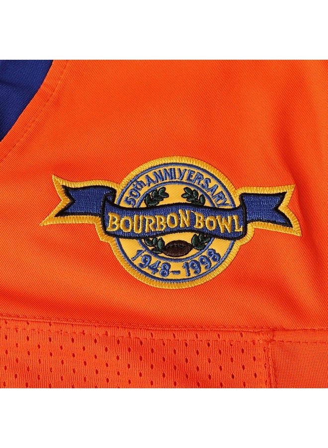 Phoneutrix Bobby Boucher #9 The Waterboy Adam Sandler Movie Mud Dogs Bourbon Bowl Football Jersey - White, orange, M - Image 2