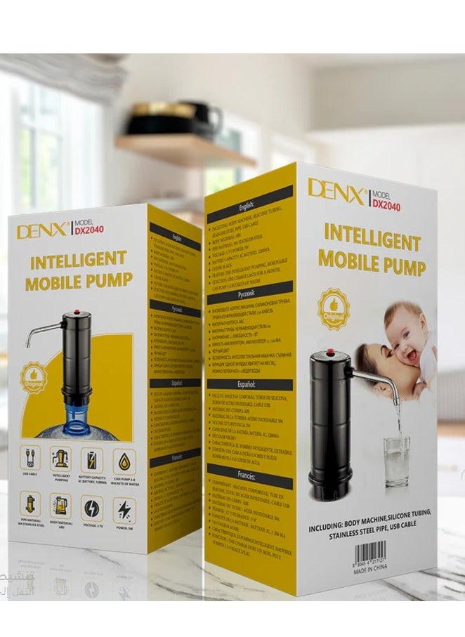 Denx Water Pump Smart Compact And Portable Water Pump With Shell And Stainless Steel Outlet Pipe For Drinking Water Transfer Home Use Travel And Trips And Outside Activities - Image 4