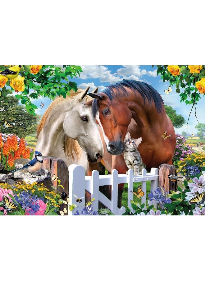 Ceaco Ceaco - Howard Robinson - Garden Gate Friends - 100 Piece Jigsaw Puzzle  - Image 4