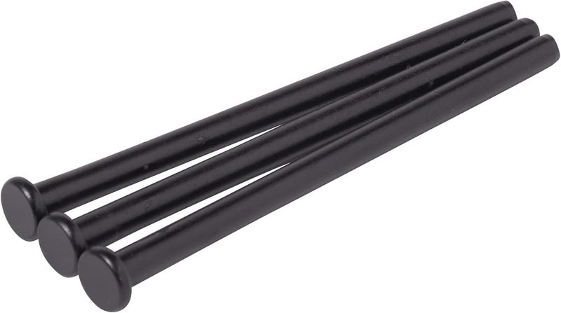 Hinge Outlet Hinge Pins for Doors, 4 inches, Black, 3 Pack - Image 1