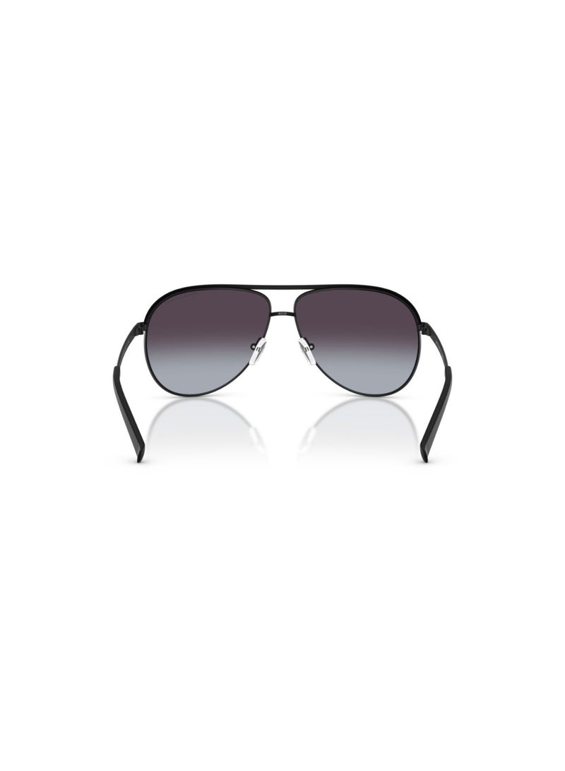 Armani Exchange Unisex Pilot  Sunglasses- Ax 2002 - Lense Size:61Mm - Matte Black - Image 5