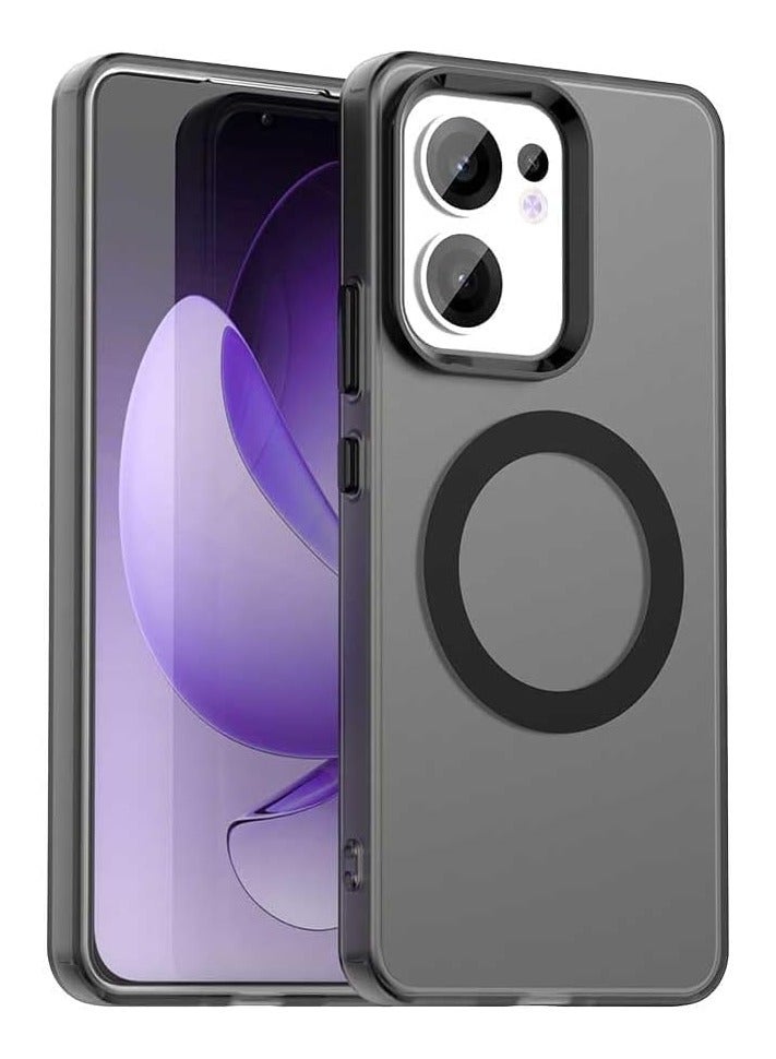 CHEROSIN Magnetic Phone Case for OPPO Reno 13F/ Reno13 F 5G,Supports Wireless Charging, TPU Shockproof Phone Cover,Anti-Slip,No Yellowing  - Image 1