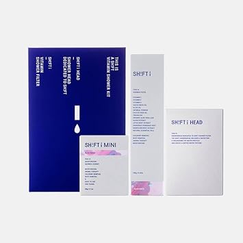 SH!FT 3 Piece Shower Filter Set with Vitamin C and Natural Scent Includes Filter Mini Filter and Shower Head  Easy Installation Fits Most Showers - Image 3