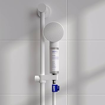SH!FT 3 Piece Shower Filter Set with Vitamin C and Natural Scent Includes Filter Mini Filter and Shower Head  Easy Installation Fits Most Showers - Image 1