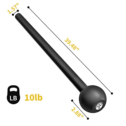 POWER GUIDANCE Steel Mace Perfectly Develop Stabilizer Muscles Joints and Core Strength 10lb - Image 3