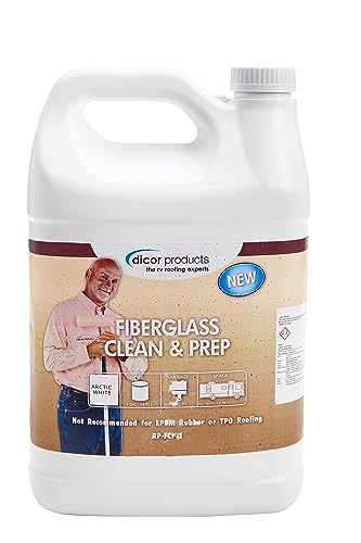 Dicor RPFCP1 Fiberglass Roof Coating System  1 Gallon  Protects Against Environmental Damage