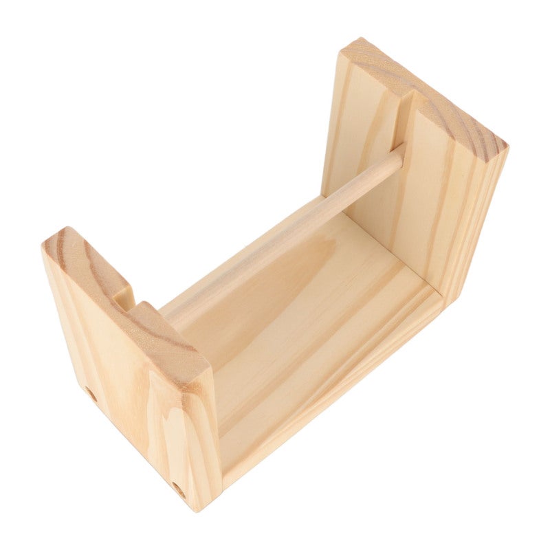 Horizontal Yarn Holder: Wooden Material Glossy Rotation - Increase Speed Yarn Spool Holder for Crochet, Knitting, Sewing, Quilting, Beginners & Skilled Users - Image 2