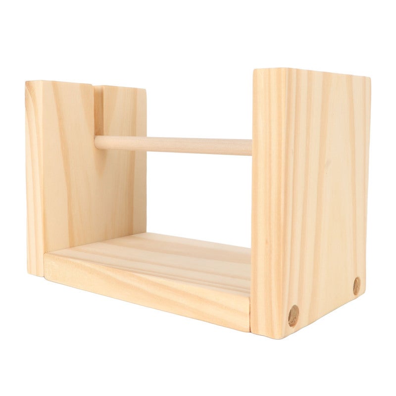 Horizontal Yarn Holder: Wooden Material Glossy Rotation - Increase Speed Yarn Spool Holder for Crochet, Knitting, Sewing, Quilting, Beginners & Skilled Users - Image 3