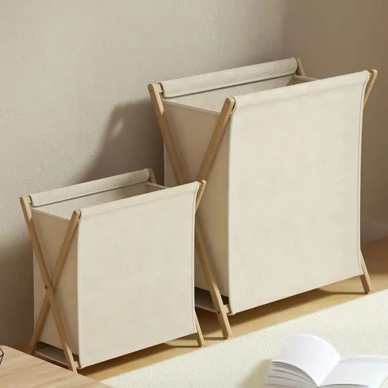 Y&D Foldable Laundry Basket with Lid & Handles - Household Dirty Clothes Storage Hamper - Image 5