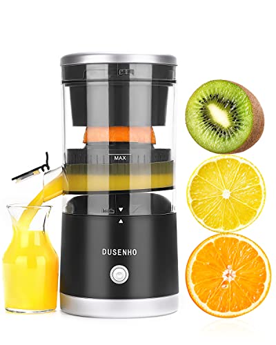 DUSENHOElectric Juicer Rechargeable  Citrus Juicer Machines with USB and Cleaning Brush Portable Juicer for Orange Lemon Grapefruit