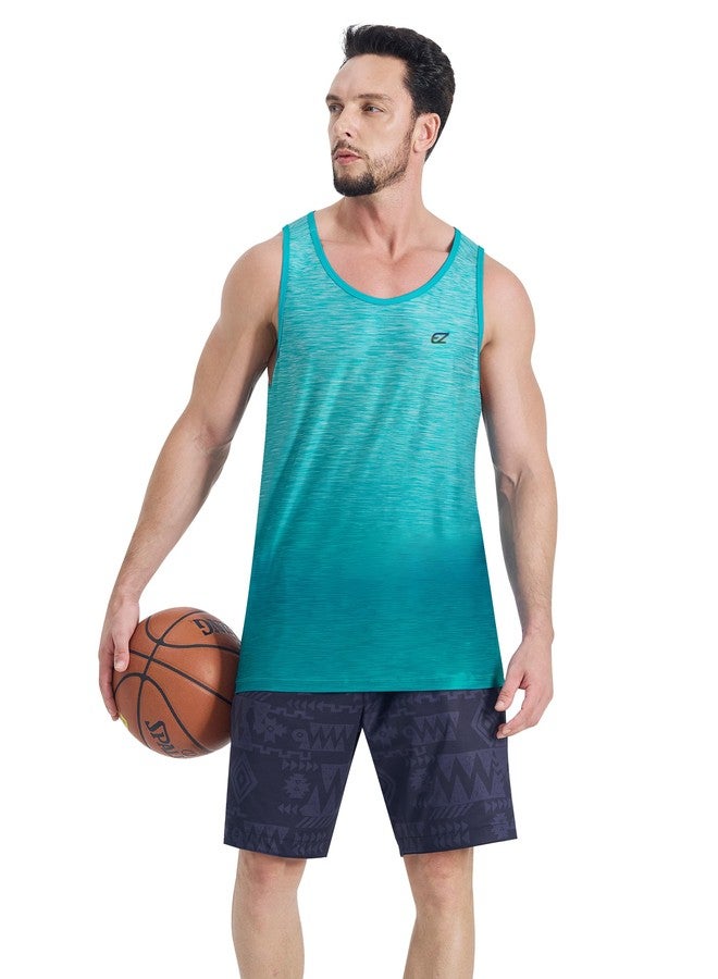 EZRUN Men's Tank Top UPF 50+ Sun Protection Beach Summer Swim Shirts Quick Dry Workout Gym Running Athletic Sleeveless Shirts - Image 5