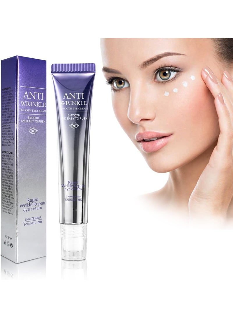 GraGra Retinol Eye Under Eye Cream with Cooling Roller, Eye Cream Anti Aging, Reduces Wrinkles Dark Circles and Puffy Eyes Bags, Brightening & Moisturizing Eye Repair Cream for all Skin Types- GraGra - Image 1