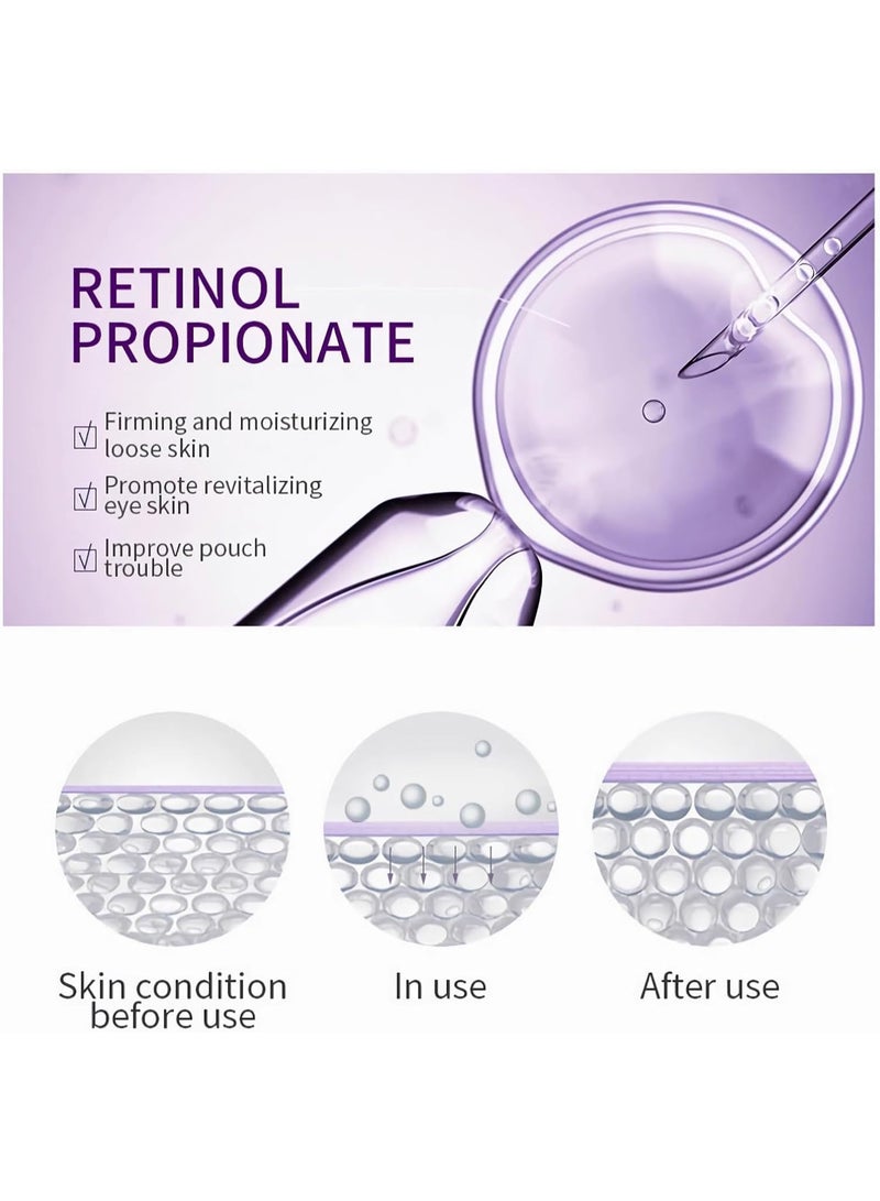 GraGra Retinol Eye Under Eye Cream with Cooling Roller, Eye Cream Anti Aging, Reduces Wrinkles Dark Circles and Puffy Eyes Bags, Brightening & Moisturizing Eye Repair Cream for all Skin Types- GraGra - Image 2